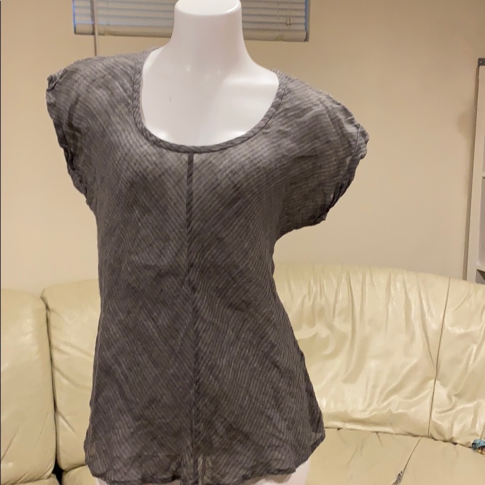 Eileen Fisher Grey Top